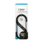 Nite Ize SB4-03-01 Size-4 S-Biner Dual Carabiner, Stainless-Steel, Black