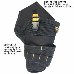 CLC 1 pocket Polyester Fabric Drill Holster 6 in. L X 11 in. H Black - Image 2