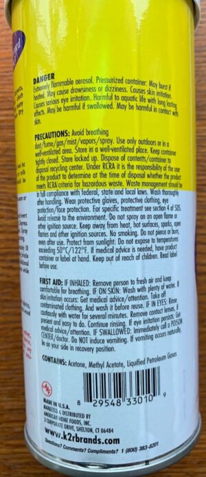 K2R No Scent Spot Treatment Stain Remover 10 oz Spray, Case of 6 - Image 2