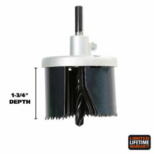 GreatNeck 7-in-1 Hole Saw, 1-3/4 Inch Deep HC7D - Image 2