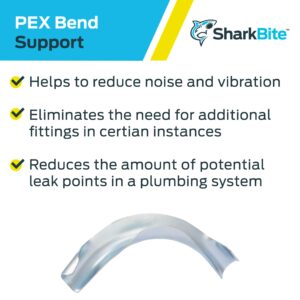 SharkBite 3/4 Inch PEX Metal 90 Degree Bend Support, 23054 - Image 4