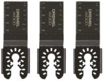 Dremel 1-5/8 in. Carbon Steel Universal Wood Flush Cut Blade 3 pk MM480BU