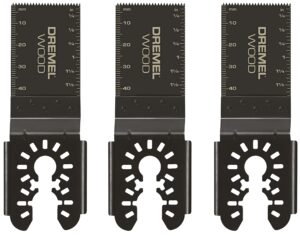 Dremel 1-5/8 in. Carbon Steel Universal Wood Flush Cut Blade 3 pk MM480BU