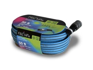FITT HiFlo Water Hose 50ft, Multipurpose Garden Hose, Easy to Use and Long-lasting Performance