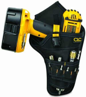 CLC 1 pocket Polyester Fabric Drill Holster 6 in. L X 11 in. H Black