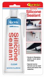 STAR BRITE Silicone Sealant Clear 2.8 OZ. (082102P)