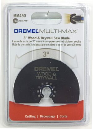 Dremel Multi-Max 2.5 X 3 in. L Steel Half-Moon Oscillating Blade MM450 - Image 2