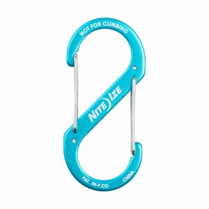 Nite Ize SBA4-03-R6 S-Biner Carabiner, Size #4, Blue - Image 2