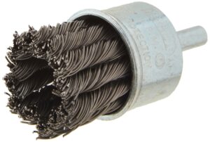 DeWalt High Performance 1 in. Coarse Knotted Wire Wheel Brush Carbon Steel 20000 rpm