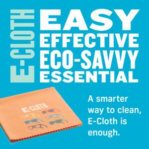 E-Cloth Glasses Microfiber Cleaning Cloth 7.5 in. W X 7.5 in. L - Image 6