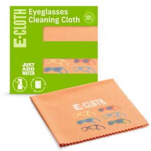 E-Cloth Glasses Microfiber Cleaning Cloth 7.5 in. W X 7.5 in. L