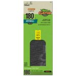 Gator Clamp-On Precut Drywall Sanding Screen, 4-1/4" x 11-1/4", 180 Grit, 25 Pack