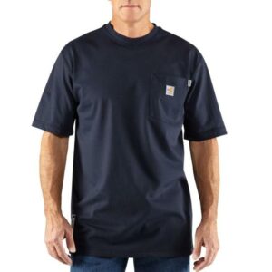 Carhartt Flame-Resistant Force® Short Sleeve Cotton T-Shirt – 100234 Dark Navy