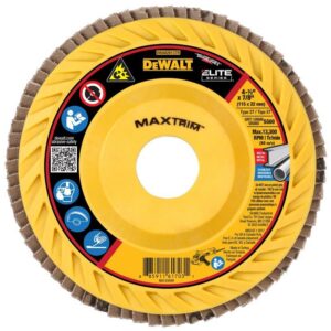 DeWalt MaxTrim 4-1/2 in. D X 7/8 in. Ceramic Trim Flap Disc 60 Grit