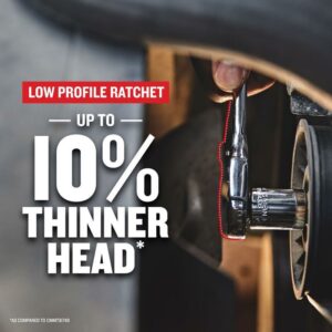 Craftsman Low Profile 1/2 in. drive Ratchet 72 teeth CMMT86723 - Image 3