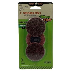Gator Power Series 2" Zirconia Twist and Lock Surface Conditioning Disc 80 Grit