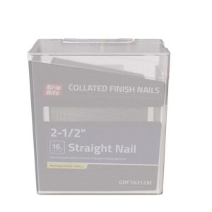 Grip-Rite 2-1/2 in. L X 16 Ga. Straight Electro Galvanized Finish Nails 1000 pk - Image 2