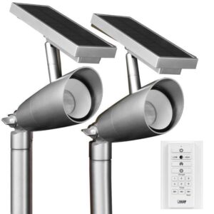 Feit Smart Home Dusk to Dawn Solar Powered LED Nickel Smart-Enabled Spotlight - Image 3