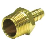 Brass 5/16 in. D X 1/4 in. D Adapter 5-Pack