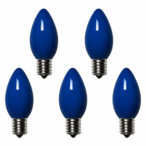 Holiday Bright Lights Incandescent C9 Blue 25 ct Replacement Christmas Bulbs