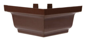 Genova Repla K 8 in. H X 5 in. W X 8 in. L Brown Vinyl K Outside Corner