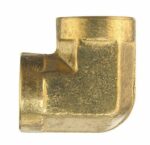 JMF Company 1/4 in. FPT X 1/4 in. D FPT Brass 90 Degree Elbow