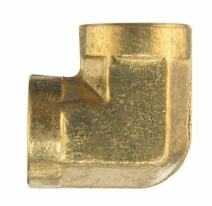 JMF Company 1/4 in. FPT X 1/4 in. D FPT Brass 90 Degree Elbow