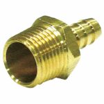 Brass 1/4 in. D X 1/4 in. D Adapter