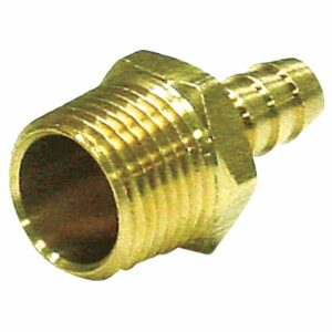 Brass 1/4 in. D X 1/4 in. D Adapter
