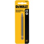 DeWalt Phillips #1 X 3-1/2 in. L Power Bit Heat-Treated Steel DW2031