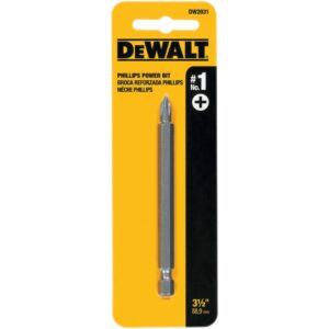 DeWalt Phillips #1 X 3-1/2 in. L Power Bit Heat-Treated Steel DW2031 - Image 3