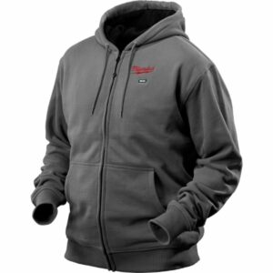 Milwaukee M12 XXL Long Sleeve Men's Full-Zip Heated Hoodie Kit Gray 306G-212X - Image 2