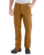 Carhartt Mens Rugged Flex Relaxed Fit Duck Double-Front Utility Work Pant34W x 36LCarhartt Brown