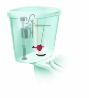 Fluidmaster Toilet Flapper Red Microban 504 - Image 3