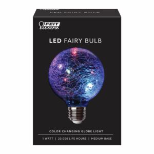 Feit LED Specialty G25 E26 (Medium) LED Bulb Multi-Colored 1 Watt Equivalence - Image 2