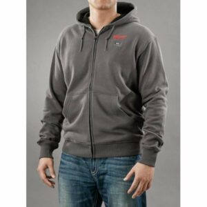 Milwaukee M12 XXL Long Sleeve Men's Full-Zip Heated Hoodie Kit Gray 306G-212X - Image 4