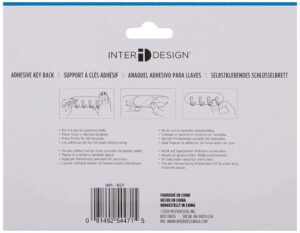 InterDesign 7 in. L Bronze Brown Stainless Steel Small 4-Hook Key Key Rack - Image 5