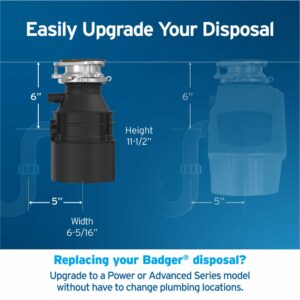 InSinkErator Badger 5 1/2 HP Continuous Feed Garbage Disposal - Image 7