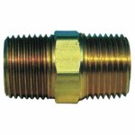 JMF Company 1/2 in. MPT Brass Hex Nipple 4338729 5-Pack