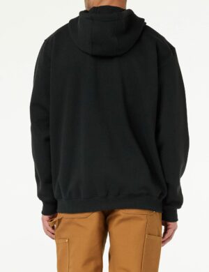 Carhartt Men's Loose Fit Midweight Full-Zip Sweatshirt, Black, XX-Large Tall - Image 4