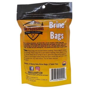 Chef J’s BBQ Provisions Clear HPPE Brine Bag 3 gal