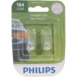 Philips LongerLife Incandescent Courtesy Miniature Automotive Bulb 194LLB2