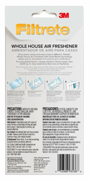 Filtrete Seaside Mist Scent Whole House Air Freshener 1 oz WHAF-1-SM - Image 7