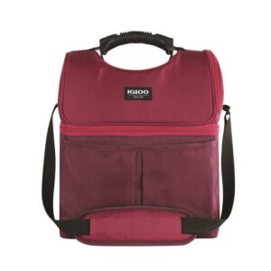 Igloo Gripper Red 22 cans Lunch Bag Cooler 66174