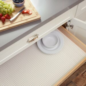 Con-Tact Grip Prints 4 ft. L X 18 in. W Khaki Plaid Non-Adhesive Shelf Liner - Image 4
