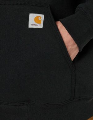 Carhartt Men's Loose Fit Midweight Full-Zip Sweatshirt, Black, X-Large Tall - Image 5