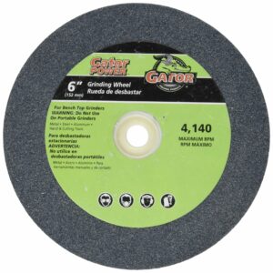 Gator 6 in. D X 3/4" Grinding Wheel 1" Arbor 6011GA