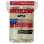 Wooster RR305-4 1/2 Brush RR305-4-1/2 Jumbo-Koter 50/50 Roller 1/2-Inch Nap, 2-Pack, 4-1/2-Inch, 4.5 Inch, No Color