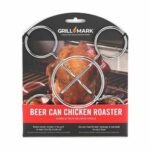 Grill Mark Steel Beer Can Poultry Roaster 6 in. L X 6 in. W