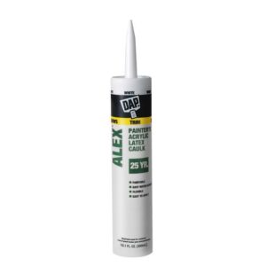 DAP Alex White Acrylic Latex Painter's Caulk 10.1 oz (Case of 12)
